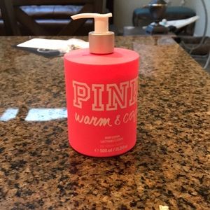 PINK Warm and Cozy lotion